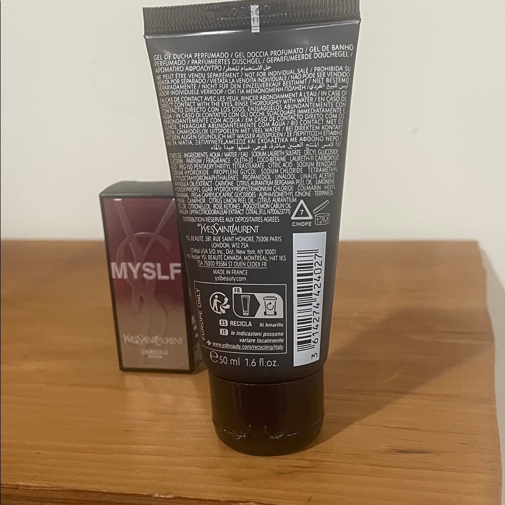 🎉 YSL MYSLF L’ABSOLU PARFUM and Shower Gel TRAVEL DUO - Picture 7 of 10